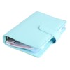 A6 PU Notebook Binder with Transparent Card Pocket Magnet Clasp