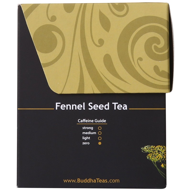 Buddha Teas Fennel Seed Tea, 18 Count (Pack of 6)