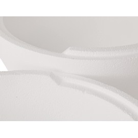 Glorex White Polystyrene Ball Separable Various Sizes, 30 cm