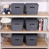 Xyskin 6 Packs Storage Bins with Lids, Plastic Storage Containers