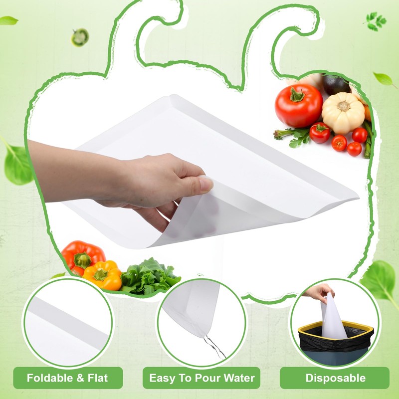 Hushee 120 Count 3 Size Disposable Cutting Board Sheets Bulk