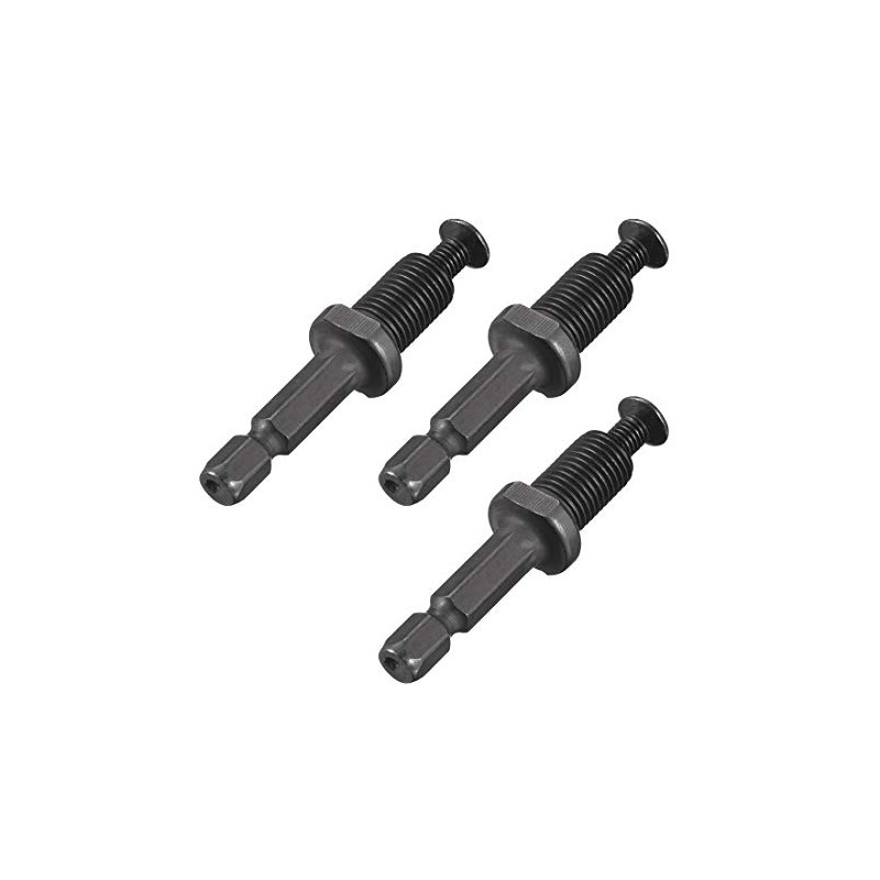 sourcing map 3/8"-24UNF Drill Chuck Adapter, Keyless Drill Chuck Adapter