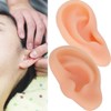 Ear Model,Professional Soft Silicone Left Ear Model Fake Ear Display