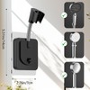 360° Adjustable Flexible Suction Cup Shower Head Holder, Wall Mount
