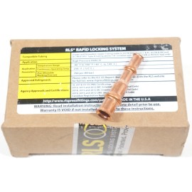 Parker Zoomlock RLS RLS Zoomlock 3/8 x 1/4 Inline Reducer Coupling Fitting Press Lock Coupler