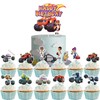 Blaze - Decorazione per torta, 25 pezzi, Blaze e mostri,
