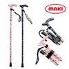 Pretty Grandma Flower Cane Foldable Elderly Portable Folding Cane Gift for Senior Citizens Pink for walking (FS-412FL)