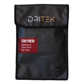 DRITEK Wet Gym Clothes Bag Waterproof - Odor, Smell Proof Wet Bag for Swimsuit & Gym Use, Designed for Sweaty Clothes - Gym Laundry Bag - Ideal for Travel, Swimming, And Sports!