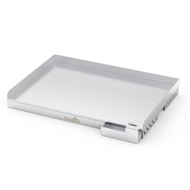 Stanbroil Stainless Steel Universal Griddle for Charcoal/Gas Grills, 23" x 16" Rectangular Cooking Griddle with Removable Grease Drip Tray