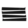 4pcs Black Pillar Posts Door Trim B Pillar Posts Door