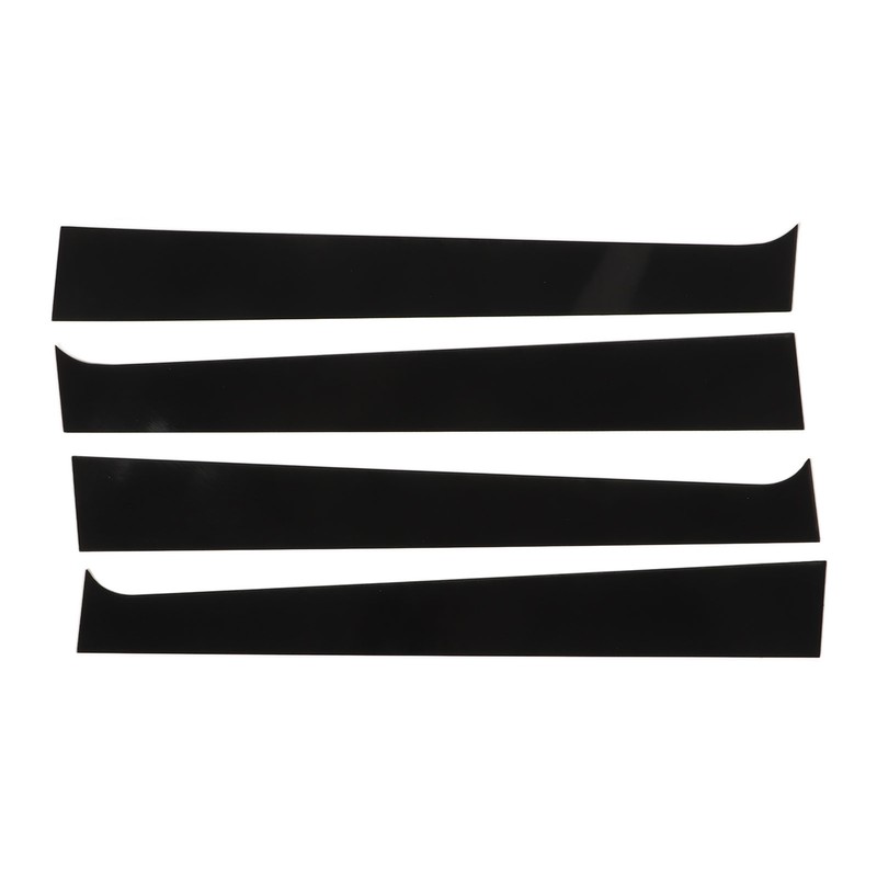 4pcs Black Pillar Posts Door Trim B Pillar Posts Door