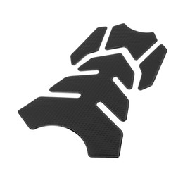 A ABSOPRO Motorcycle Fuel Tank Protector 3D PVC Rubber Pad Black Item Replacement