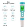 OPSLEA PH Meter 7 in 1 Salinity/PH/SG/TDS/EC/ORP/Tempmeter Water Quality Meter
