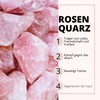 Masseur Face Roller Stone Quartz Electric Pink - Roller in
