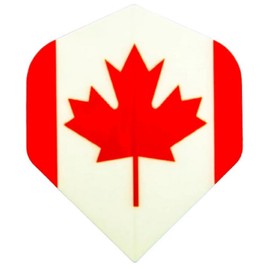 US Darts - 5 Sets (15 Flights) - Maple Leaf Canada - Standard Dart Flights - 75 Micron
