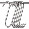 HONSHEN 6 Pack 12mm Heavy Duty Meat Hooks, 10 inch
