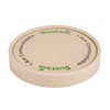 Restaurantware-LIDS ONLY: Sustain Round Paper Soup Container Lids, 50 Disposable