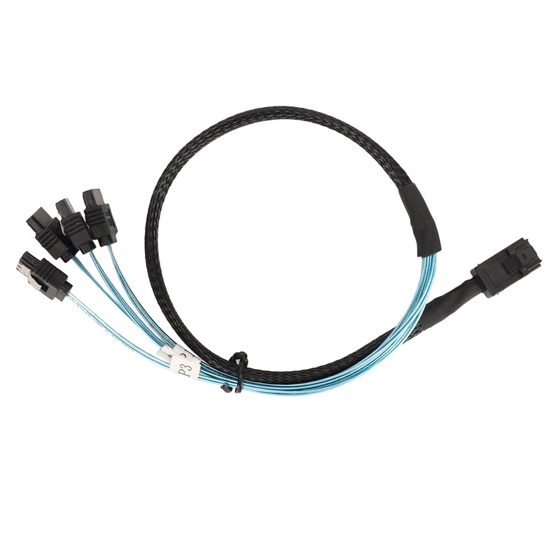 12GBPS Mini SAS HD SFF 8643 to 4 SATA 3.0