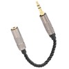 3.5 Male to 2.5 Female Adapter Portable Silver Plated Copper