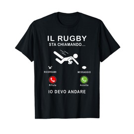 Un Regalo Divertente per Gli Appassionati di Rugby Maglietta