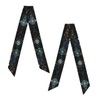 SHBYYGR Black Starry Sky Zodiac Baroque Blue Head Scarf Hair