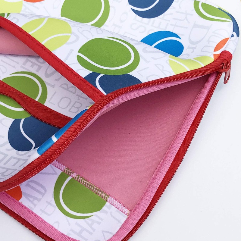 Passion for Tennis Collection 12.5"x10" Laptop Sleeve (Neoprene Laptop Sleeve)