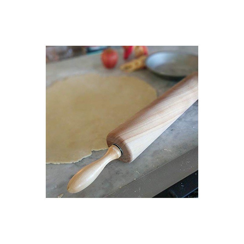 Ateco 18325 Professional Rolling Pin, 18-Inch Barrel, Made of Solid