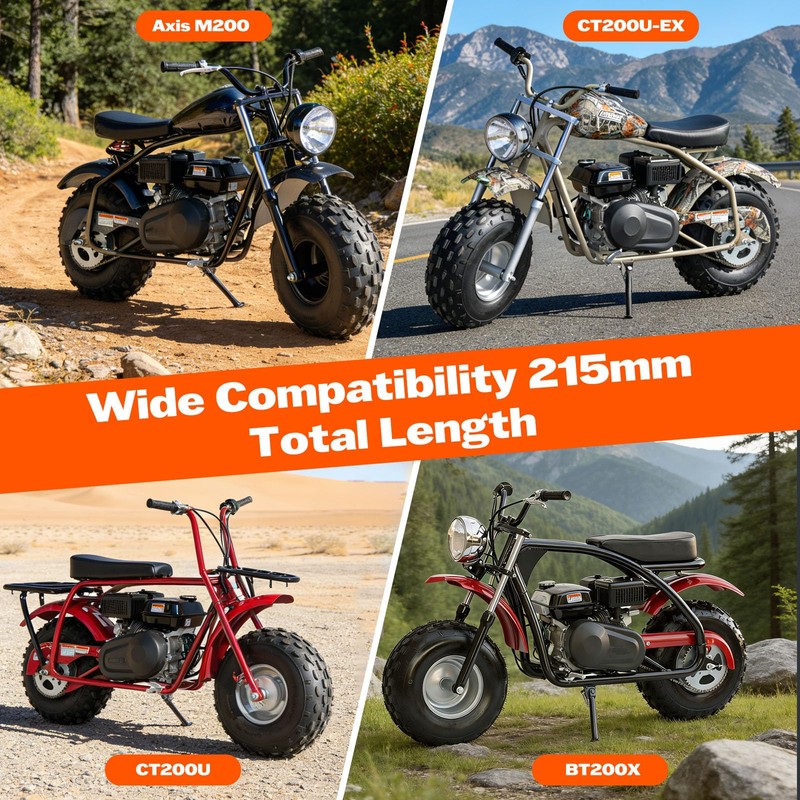 YIBEICO Upgraded Kickstand For 50cc 2-Stroke Gas Dirt Bike for