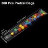 300 Pcs Pretzel Bags 2x10 Inches, Thickened Pretzel Rod Bags,