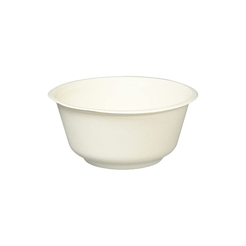 Nagao 3289668 Disposable Paper Tableware Bowls, 6.5 inches (16.5 cm),