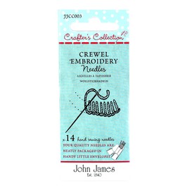John James Crafter's Collection Crewel Embroidery Needles Assorted Sizes