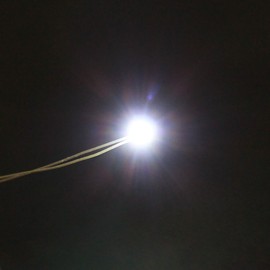 PTFE Wired SMD 0402 Chip LED White 20 Pack Train Model Railway Model Building Model Model Lighting Diorama