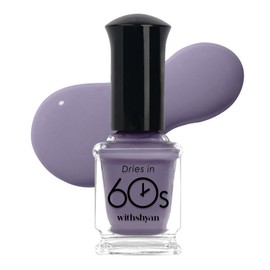 With Shan 60 Second Nail Polish, M026 Pansy, 9ml, 1 pc / 위드샨 60초 매니큐어, M026 팬지, 9ml, 1개