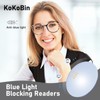 KoKoBin 3 Pack Reading Glasses for Women 1.25 Round Style
