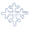 70in Neon Sign Romantic Christmas Snowflake Battery USB Powered LED