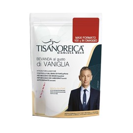 Gianluca Mech | Tisanoreica Bevanda Proteica al Gusto di Vaniglia, 500g, Integratore Alimentare Keto, 341kcal per 100g