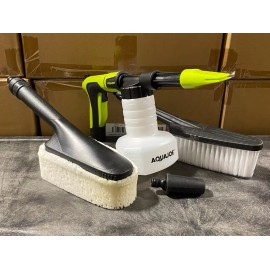 Aqua Joe AJ-SPXN-PRO 2-in-1 Garden Hose-Powered Adj. Foam Can. Spray Gun Kit