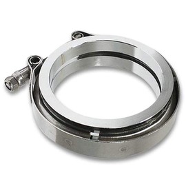 DNA Motoring 4" Zinc-Coated Stainless Steel V-Band Clamp with Flange