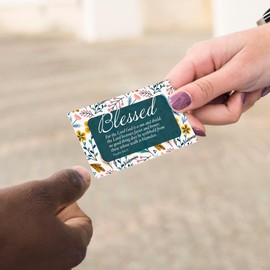 Pass It On Scripture Cards, Praise, Ps 84:11 - Pack of 25 Inspirational Christian Cards with Scripture Encouragement, Bible Verse Cards For Devotional, Bible Study, Memorization & Greetings