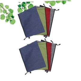 STOBOK Portable File Bag Zipper Oxford Cloth 8pcs Document Organizer Pouch Random Color