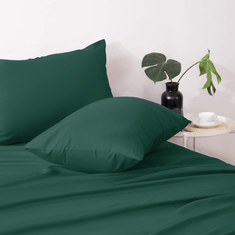 Moonlight Bedding Pillow Cases 2 Pack – Emerald Green Pillowcases