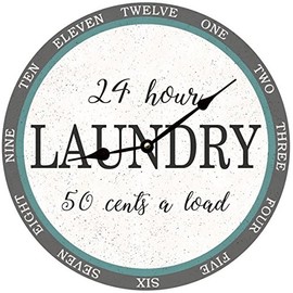 M. Dallas Co Laundry Room Wall Clock (14.5")