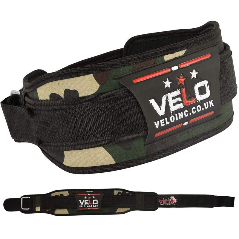 VELO Weight Lifting Belt 4" Inch Neoprene Lower Back Support