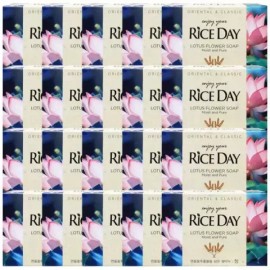 Rise Day 라이스데이 쌀비누 청 90g 20개 [라이스데이 유x10개+윤x10개] Rice Day Rice Soap Blue 90g 20 pieces [Rice Day Yu x10 pieces + Yun x10 pieces]