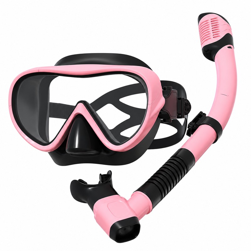 Kids Full-Vision Swim Mask for Pool Practice – Anti-Fog Polycarbonate