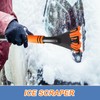 Car Ice Scraper with Broom 61 cm Removable Professional Snow