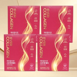 Ever Collagen Skin & Hair Hair Hair Han Ji-min Collagen Skin Moisturizing Hair UV Joint 4 Boxes / 에버콜라겐 스킨앤헤어 헤어 모발 한지민 콜라겐 피부보습 모발 자외선 관절 4박스