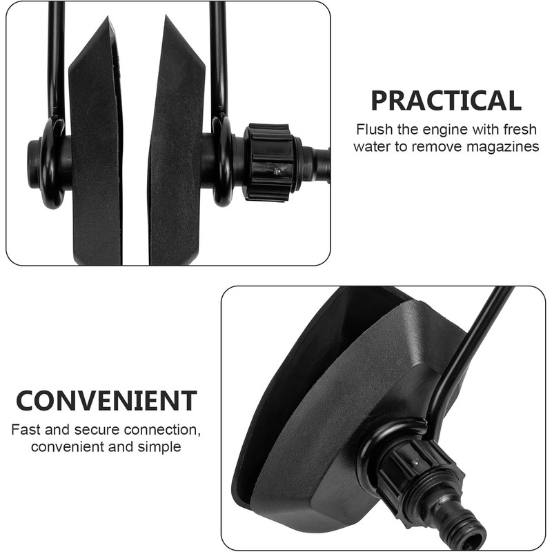 Zodazoqa Boat Motor Flusher Engine Ear Muffs Outboard Garden Hose