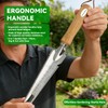 2 Pack Garden Weeding Tool, Stainless Steel Hand Weeder &
