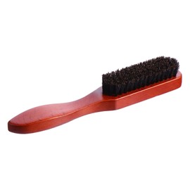 Minkissy Beard Styling Brush with Boar Bristles Durable Handle Gentle Detangling Frizz Reduction for Daily Grooming and Face Shaving for Men